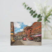 Stad - Brattleboro VT - Geen parkeerplaatsen op de Briefkaart (Staand voorkant)