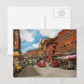 Stad - Brattleboro VT - Geen parkeerplaatsen op de Briefkaart (Voorkant / Achterkant)