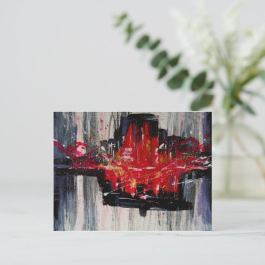 stad briefkaart (Staand voorkant)