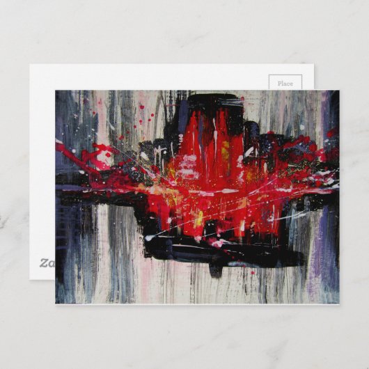 stad briefkaart (Voorkant / Achterkant)