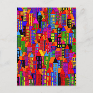 'stad' briefkaart