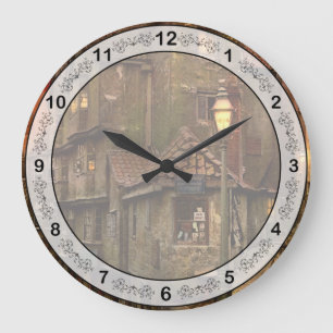 Stad - Bristol, Engeland - A Steep, Steep Street Grote Klok