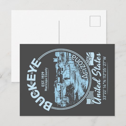 STAD BUCKEYE ARIZONA BRIEFKAART (Voorkant / Achterkant)