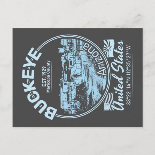 STAD BUCKEYE ARIZONA BRIEFKAART (Voorkant)