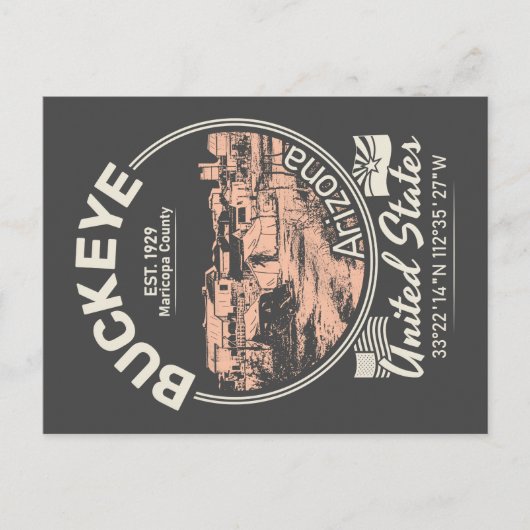 STAD BUCKEYE ARIZONA BRIEFKAART (Voorkant)