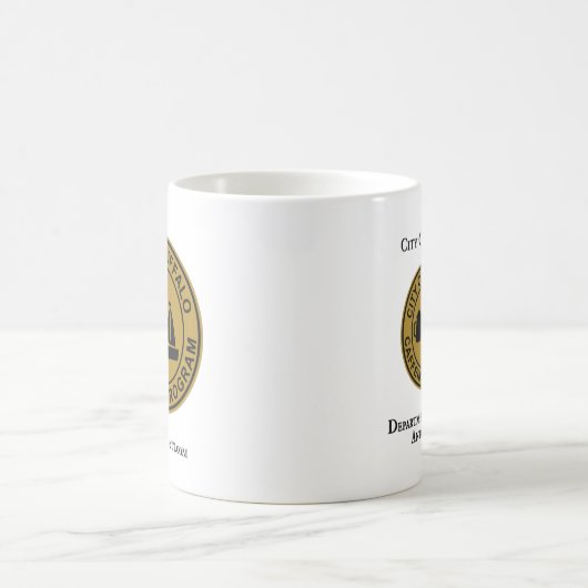 Stad Buffalo Dept of Coffee & Donuts Official Koffiemok (Center)