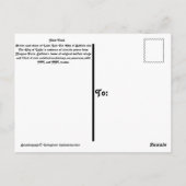 Stad Buffalo, New york Briefkaart (Achterkant)