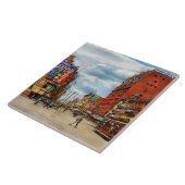 Stad - Buffalo NY - Tekenen van de Times 1900 Tegeltje (Zijkant)