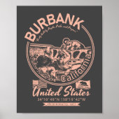 STAD BURBANK CALIFORNIA - BURBANKPERSONEN POSTER (Voorkant)