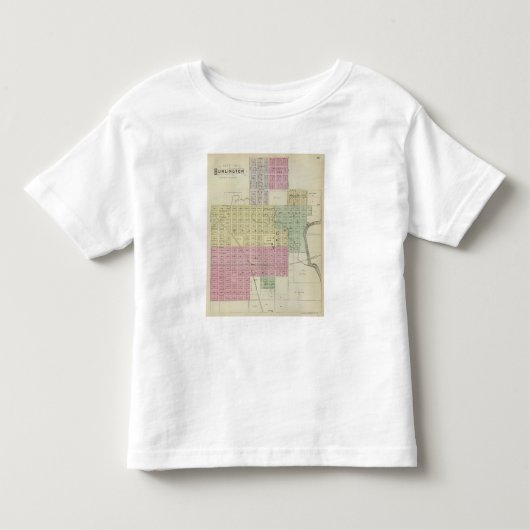 Stad Burlington, Coffee County, Kansas Kinder Shirts (Voorkant)