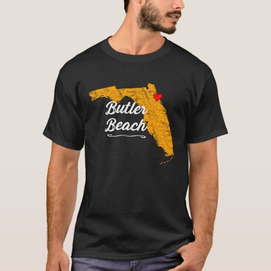 Stad BUTLER BEACH FLORIDA FL Merch Souvenir G T-shirt (Voorkant)