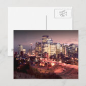 Stad Calgary Briefkaart (Voorkant / Achterkant)