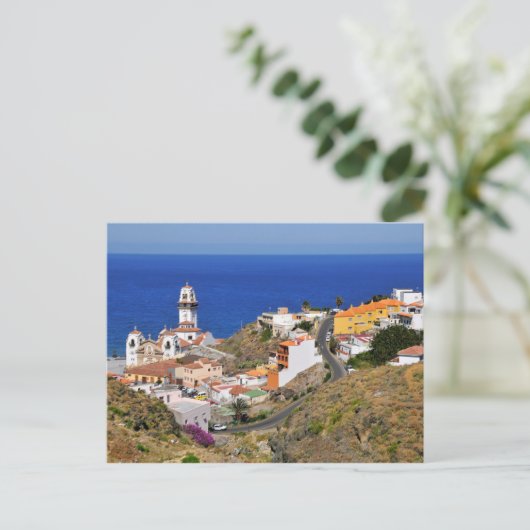 Stad Candelaria op Tenerife Briefkaart (Staand voorkant)