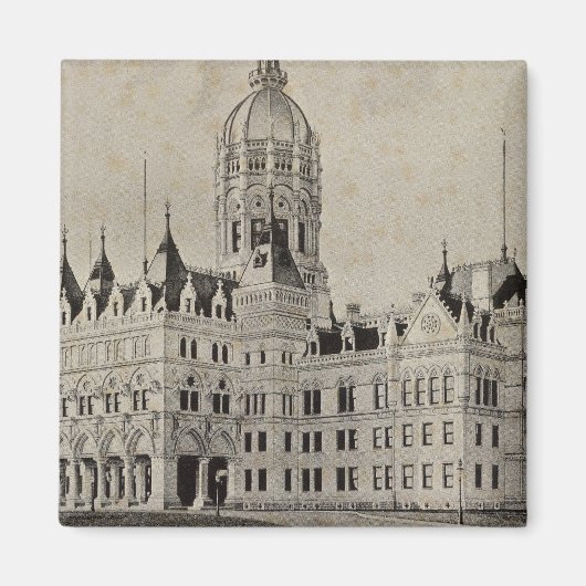 Stad Capitol, Hartford Magneet (Voorkant)