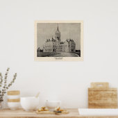 Stad Capitol, Hartford Poster (Keuken)
