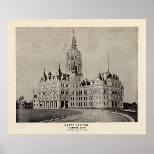 Stad Capitol, Hartford Poster (Voorkant)