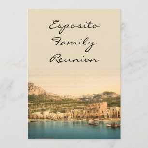 Stad Capri, eiland Capri, Campanië, Italië Kaart