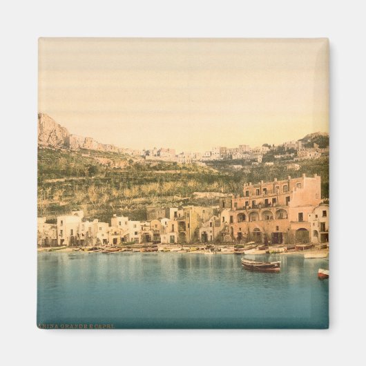 Stad Capri, eiland Capri, Campanië, Italië Magneet (Voorkant)