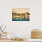 Stad Capri, eiland Capri, Campanië, Italië Poster (Keuken)