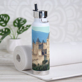 Stad Carcassonne. Aude. Waterfles