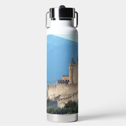 Stad Carcassonne. Aude. Waterfles (Voorkant)