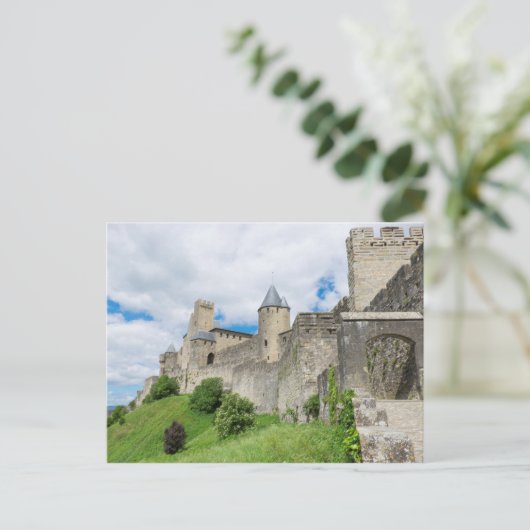 stad Carcassonne Briefkaart (Staand voorkant)