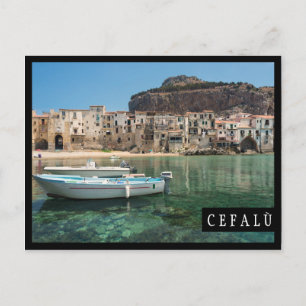 stad Cefalu op Sicilië Briefkaart