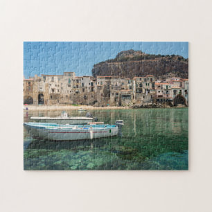 stad Cefalu op Sicilië Legpuzzel