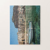 stad Cefalu op Sicilië Legpuzzel (Verticaal)