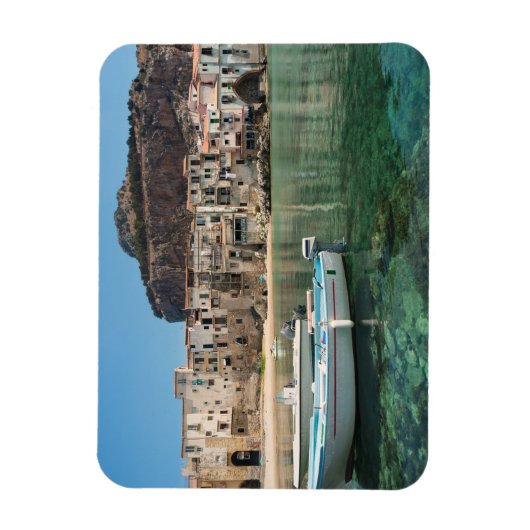 stad Cefalu op Sicilië Magneet (Verticaal)