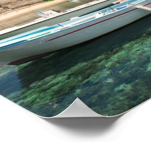 stad Cefalu op Sicilië Poster (Hoek)