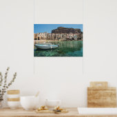 stad Cefalu op Sicilië Poster (Keuken)