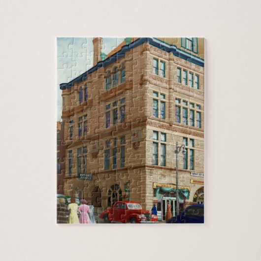 Stad - Chattanooga, TN - 1943 - De vrijmetselaarst Legpuzzel (Verticaal)