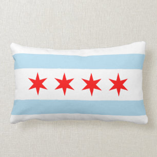 Stad Chicago Flag Souvenir Kussen