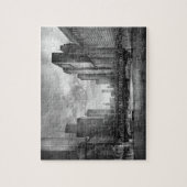 Stad - Chicago, IL - die naar de toekomstige BW ki Legpuzzel (Verticaal)