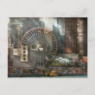 Stad - Chicago, IL - drukkerij Briefkaart