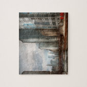 Stad - Chicago, IL - Een nieuwe stad bouwen Legpuzzel (Verticaal)