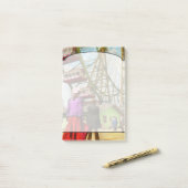 Stad - Chicago, IL - Het eerste Reuzenrad 1893 Post-it® Notes (Op bureau)