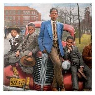 Stad - Chicago, IL - Ik en de jongens 1941 Tegeltje