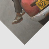 Stad - Chicago, IL - Ik en de jongens 1941 Tissuepapier (Detail)