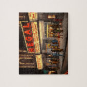 Stad - Chicago IL - Nachtleven bij de Regal Theate Legpuzzel (Verticaal)