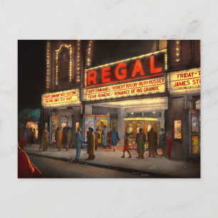 Stad - Chicago IL - Nachtleven bij het Regal Theat Briefkaart