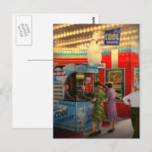 Stad - Chicago, IL - Ontspan je op een koel comfor Briefkaart (Voorkant / Achterkant)