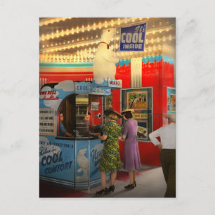 Stad - Chicago, IL - Ontspan je op een koel comfor Briefkaart