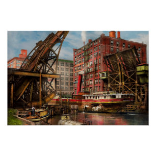 Stad - Chicago IL - Opgekrikt 1907 Perfect Poster