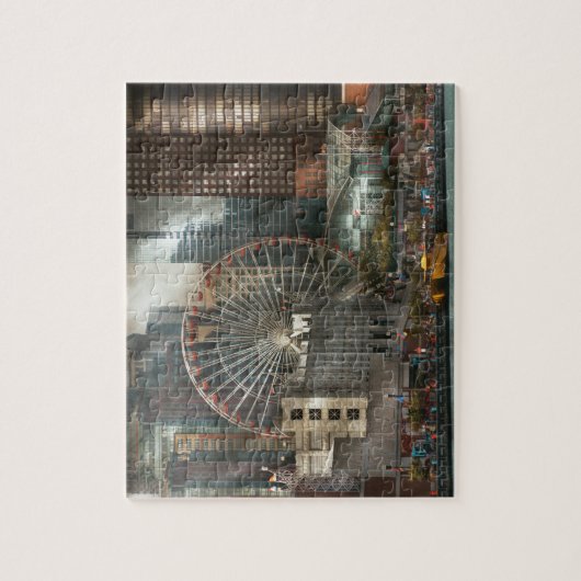 Stad - Chicago, IL - Pier Pressure Legpuzzel (Verticaal)