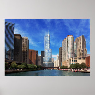 Stad - Chicago IL - Trump Tower Poster