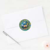 Stad Chicago Seal Ronde Sticker (Envelop)