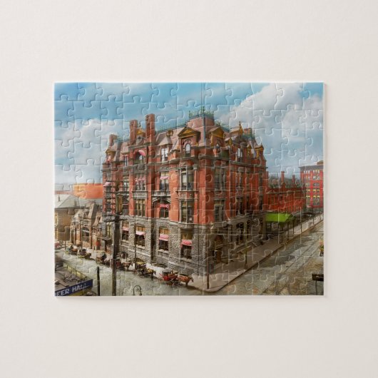Stad - Cincinnati OH - De Centrale Unionsterminal Legpuzzel (Horizontaal)