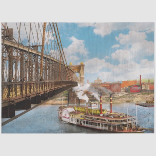 Stad - Cincinnati, OH De stad Cincinnati 1906 Tissuepapier (Voorkant)